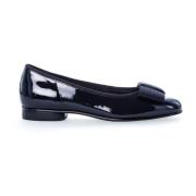 Navy Lakleren Elegante Ballerina Schoenen Gabor , Blue , Dames