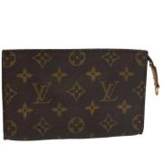 Pre-owned Canvas pouches Louis Vuitton Vintage , Brown , Dames