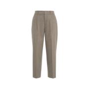 Beige Broek Aw24 Modelheight 172cm Pt01 , Beige , Dames