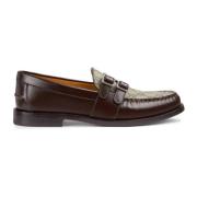 Bruine Loafers Gucci , Brown , Heren