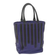 Pre-owned Leather totes Bottega Veneta Vintage , Purple , Dames