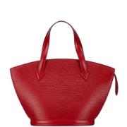 Pre-owned Leather louis-vuitton-bags Louis Vuitton Vintage , Red , Dam...