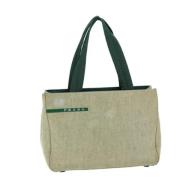 Pre-owned Canvas prada-bags Prada Vintage , Green , Dames