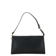 Pre-owned Leather louis-vuitton-bags Louis Vuitton Vintage , Black , D...