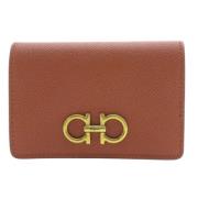 Pre-owned Leather wallets Salvatore Ferragamo Pre-owned , Brown , Dame...