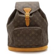 Pre-owned Canvas louis-vuitton-bags Louis Vuitton Vintage , Brown , Da...