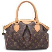 Pre-owned Canvas handbags Louis Vuitton Vintage , Brown , Dames