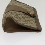 Pre-owned Canvas clutches Gucci Vintage , Brown , Dames