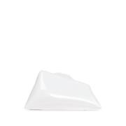 Geometrische Witte Clutch Tas The Attico , White , Dames