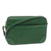 Pre-owned Leather louis-vuitton-bags Louis Vuitton Vintage , Green , D...