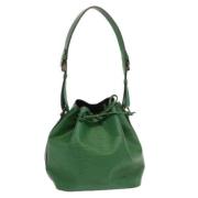 Pre-owned Leather louis-vuitton-bags Louis Vuitton Vintage , Green , D...