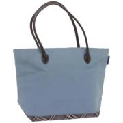 Pre-owned Nylon totes Burberry Vintage , Blue , Dames