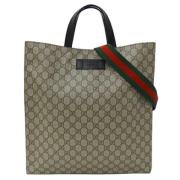 Pre-owned Fabric gucci-bags Gucci Vintage , Beige , Dames