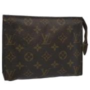 Pre-owned Canvas pouches Louis Vuitton Vintage , Brown , Dames