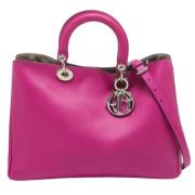 Pre-owned Leather totes Dior Vintage , Pink , Dames