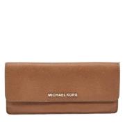 Pre-owned Leather wallets Michael Kors Pre-owned , Brown , Dames