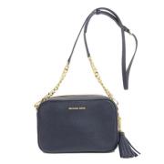 Pre-owned Leather shoulder-bags Michael Kors Pre-owned , Blue , Dames