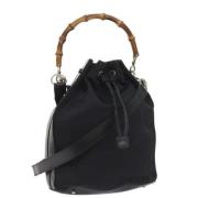 Pre-owned Nylon gucci-bags Gucci Vintage , Black , Dames