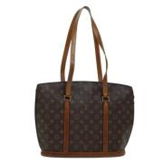 Pre-owned Canvas totes Louis Vuitton Vintage , Brown , Dames