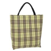 Pre-owned Nylon totes Burberry Vintage , Yellow , Dames