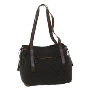 Pre-owned Canvas totes Gucci Vintage , Black , Dames