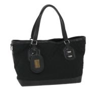 Pre-owned Canvas totes Gucci Vintage , Black , Dames