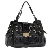 Pre-owned Leather totes Jimmy Choo Pre-owned , Black , Dames