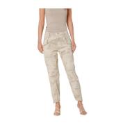 Curvy Camouflage Cargo Broek Mason's , Beige , Dames