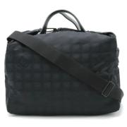 Pre-owned Leather shoulder-bags Chanel Vintage , Black , Dames