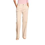 Straight Women's Chino Pants in Gabardine Mason's , Beige , Dames