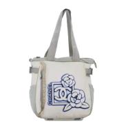 Pre-owned Nylon totes Chanel Vintage , White , Dames