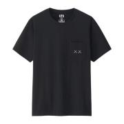 Sesame Street Pocket Tee Limited Edition Kaws , Black , Heren