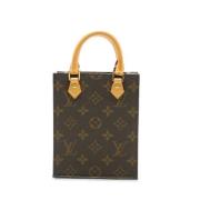 Pre-owned Canvas handbags Louis Vuitton Vintage , Brown , Dames