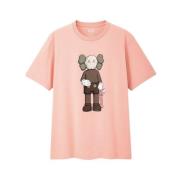 Beperkte oplage Companion Tee Roze Kaws , Pink , Heren