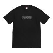 Limited Edition Chalk Box Logo Tee Kaws , Black , Heren