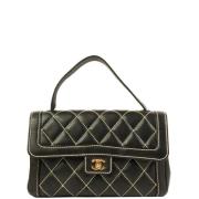 Pre-owned Fabric handbags Chanel Vintage , Black , Dames