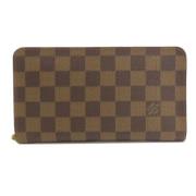 Pre-owned Canvas wallets Louis Vuitton Vintage , Brown , Dames