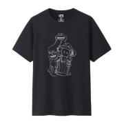 Sesame Street Companion Trash Can Tee Kaws , Black , Heren