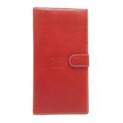 Pre-owned Leather wallets Loewe Pre-owned , Red , Dames