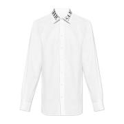 Katoenen overhemd Moschino , White , Heren