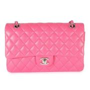 Pre-owned Leather chanel-bags Chanel Vintage , Pink , Dames