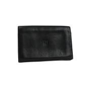 Pre-owned Leather wallets Loewe Pre-owned , Black , Heren