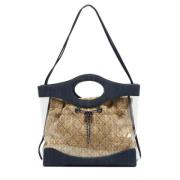 Pre-owned Denim totes Chanel Vintage , Beige , Dames