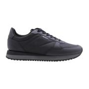 Straat Sneaker Hugo Boss , Black , Heren