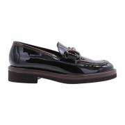 Stijlvolle Mocassin Schoenen met Azalea Detail Luca Grossi , Black , D...