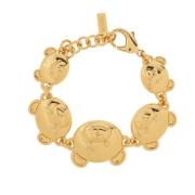 Armband met beer motief Moschino , Yellow , Dames