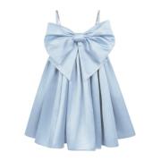 Flared Bow Front Jurk in Bluette Nina Ricci , Blue , Dames