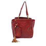 Pre-owned Leather totes Chloé Pre-owned , Red , Dames