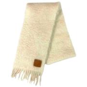 Pre-owned Wool scarves Loewe Pre-owned , Beige , Dames