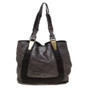 Pre-owned Leather totes Chloé Pre-owned , Black , Dames